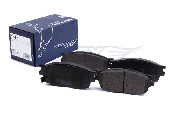 TOMEX BRAKES Bremseklodser tx1257 foraksel for MAZDA MITSUBISHI