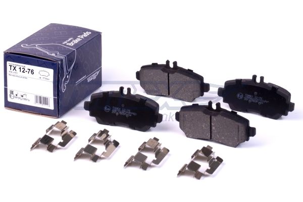 TOMEX BRAKES Bremseklodser tx1276 foraksel for MERCEDES-BENZ