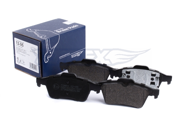 TOMEX BRAKES Bremseklodser tx1295 bagaksel for NISSAN RENAULT