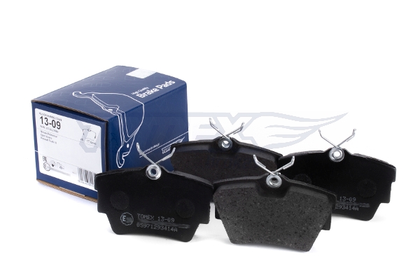 TOMEX BRAKES Bremseklodser tx1309 bagaksel for OPEL GENERAL MOTORS VAUXHALL FIAT NISSAN RENAULT