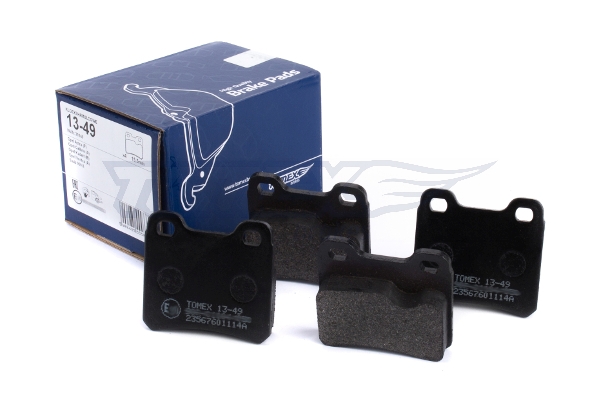 TOMEX BRAKES Bremseklodser tx1349 bagaksel for VAUXHALL OPEL SAAB GENERAL MOTORS