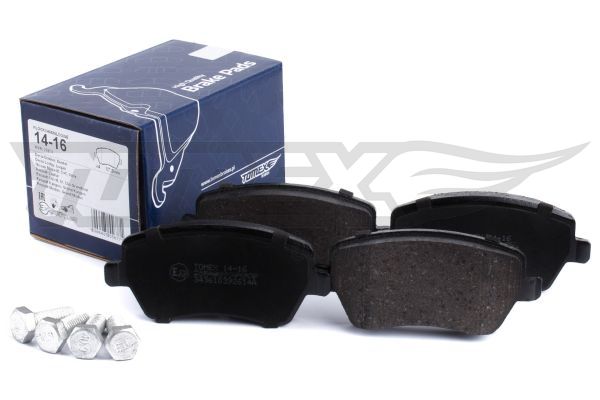 TOMEX BRAKES Bremseklodser tx1416 foraksel for MERCEDES-BENZ LADA NISSAN RENAULT DACIA