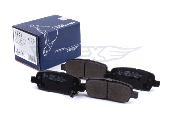 TOMEX BRAKES Bremseklodser tx1421 bagaksel for FENGSHEN NISSAN SAMSUNG SUZUKI INFINITI NISSAN (DFAC)