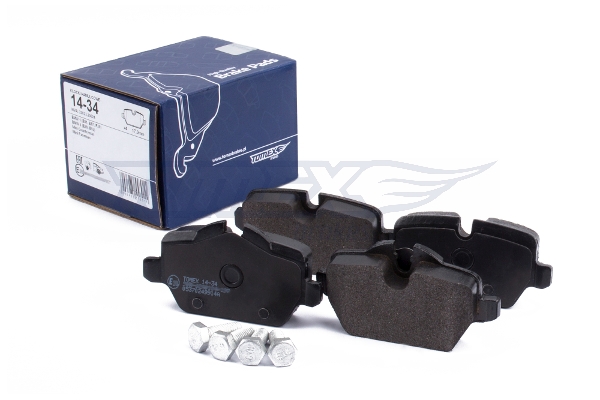 TOMEX BRAKES Bremseklodser tx1434 bagaksel for BMW BMW (BRILLIANCE)