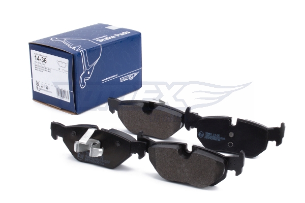 TOMEX BRAKES Bremseklodser tx1436 bagaksel for BMW