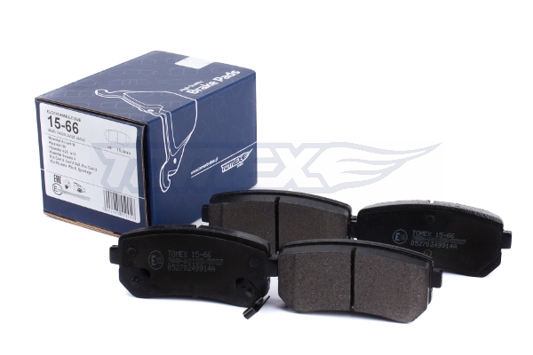 TOMEX BRAKES Bremseklodser tx1566 bagaksel for HYUNDAI