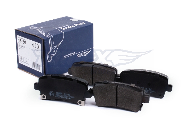 TOMEX BRAKES Bremseklodser tx1636 bagaksel for GENERAL MOTORS OPEL SAAB BUICK BUICK (SGM) CHEVROLET (SGM) CHEVROLET VAUXHALL