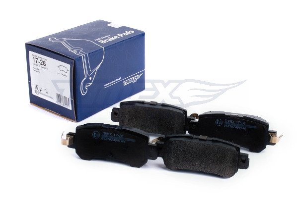 TOMEX BRAKES Bremseklodser tx1726 bagaksel for MAZDA