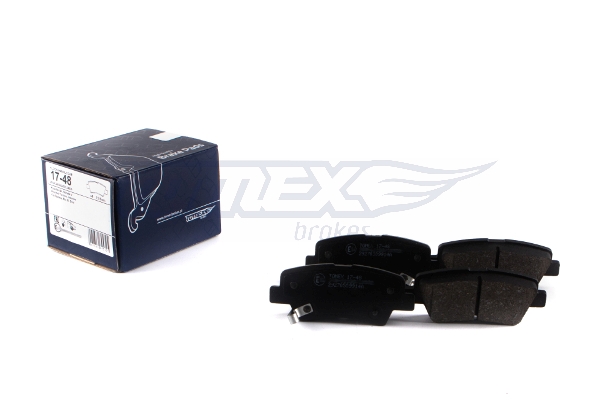 TOMEX BRAKES Bremseklodser tx1748 bagaksel for SSANGYONG HYUNDAI KIA