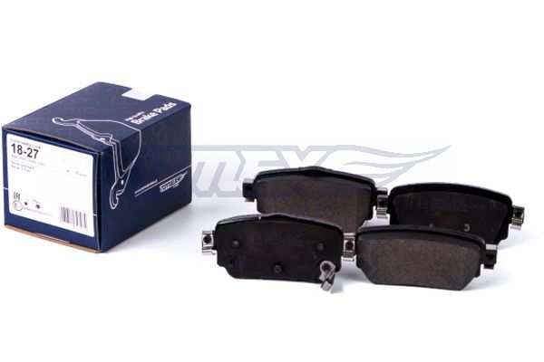 TOMEX BRAKES Bremseklodser tx1827 bagaksel for NISSAN RENAULT SAMSUNG