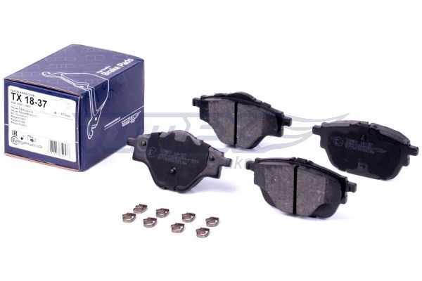 TOMEX BRAKES Bremseklodser tx1837 bagaksel for VAUXHALL PEUGEOT DS
