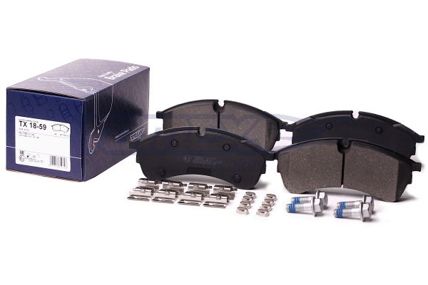 TOMEX BRAKES Bremseklodser tx1859 foraksel for MAN VW