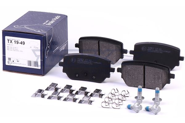 TOMEX BRAKES Bremseklodser tx1949 bagaksel for MERCEDES-BENZ
