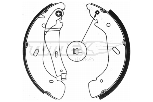 TOMEX BRAKES Bremsebakkesæt tx2095 bagaksel for FORD