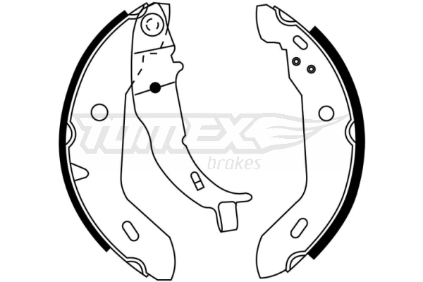 TOMEX BRAKES Bremsebakkesæt tx2116 bagaksel for MERCEDES-BENZ