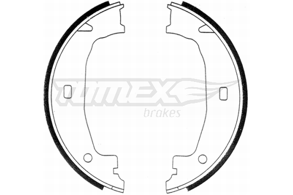 TOMEX BRAKES Bremsebakkesæt tx2124 bagaksel for BMW
