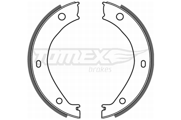 TOMEX BRAKES Bremsebakkesæt tx2126 bagaksel for BMW