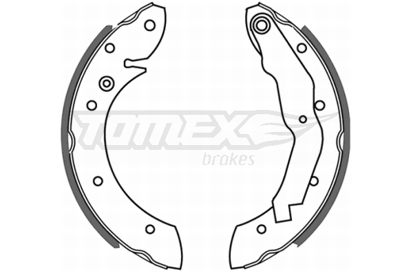 TOMEX BRAKES Bremsebakkesæt tx2133 bagaksel for BMW
