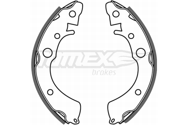 TOMEX BRAKES Bremsebakkesæt tx2135 bagaksel for HONDA ROVER