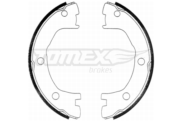 TOMEX BRAKES Bremsebakkesæt tx2141 bagaksel for IVECO RENAULT