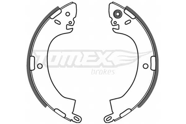 TOMEX BRAKES Bremsebakkesæt tx2144 bagaksel for MITSUBISHI