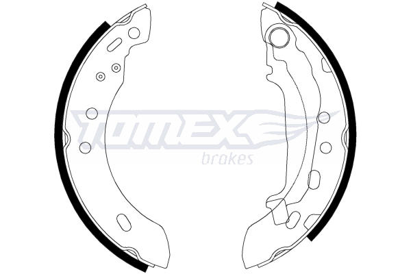 TOMEX BRAKES Bremsebakkesæt tx2147 bagaksel for NISSAN