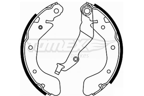 TOMEX BRAKES Bremsebakkesæt tx2193 bagaksel for DAEWOO CHEVROLET
