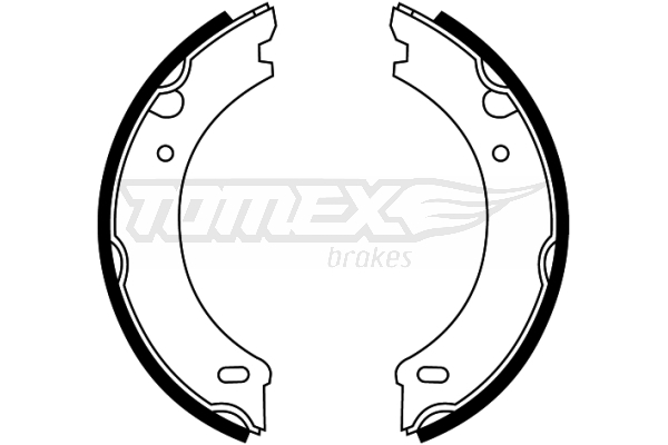 TOMEX BRAKES Bremsebakkesæt tx2209 bagaksel for VOLVO
