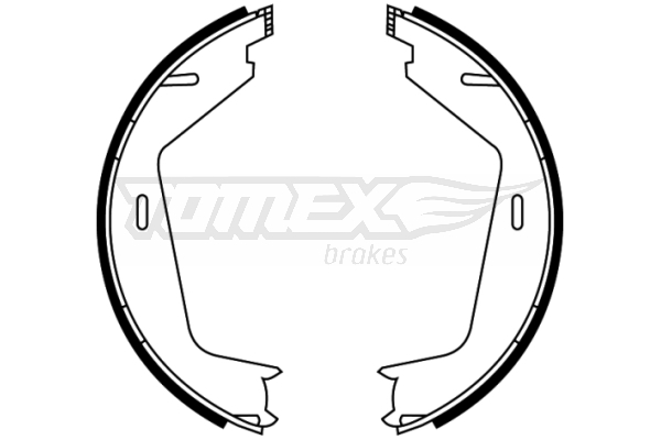 TOMEX BRAKES Bremsebakkesæt tx2211 bagaksel for VOLVO