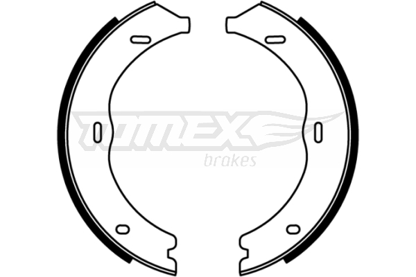 TOMEX BRAKES Bremsebakkesæt tx2212 bagaksel for MERCEDES-BENZ