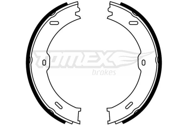 TOMEX BRAKES Bremsebakkesæt tx2213 bagaksel for VW MERCEDES-BENZ
