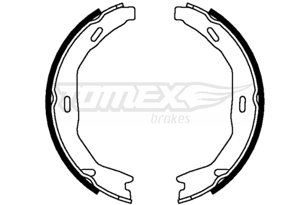 TOMEX BRAKES Bremsebakkesæt tx2215 bagaksel for MERCEDES-BENZ