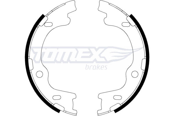TOMEX BRAKES Bremsebakkesæt tx2220 bagaksel for KIA