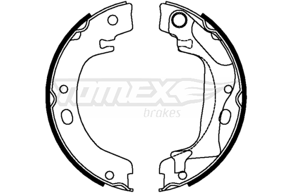 TOMEX BRAKES Bremsebakkesæt tx2228 bagaksel for TOYOTA