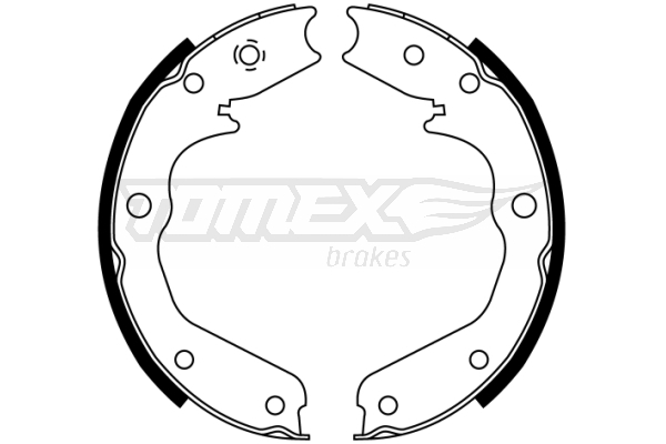 TOMEX BRAKES Bremsebakkesæt tx2243 bagaksel for OPEL VAUXHALL