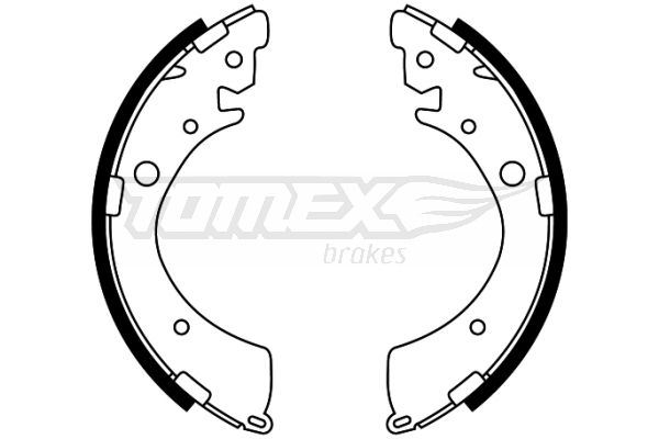 TOMEX BRAKES Bremsebakkesæt tx2240 bagaksel for HONDA