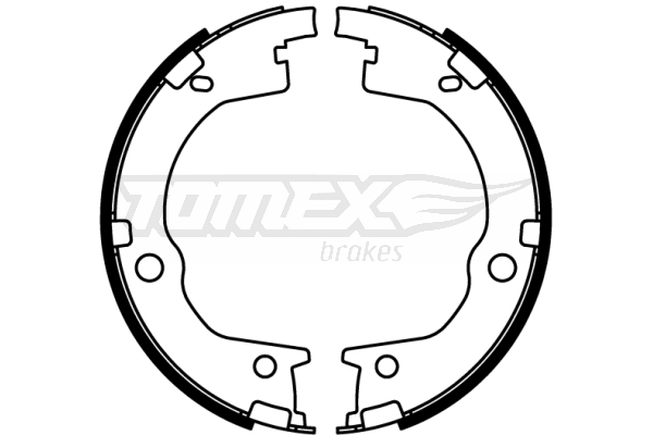TOMEX BRAKES Bremsebakkesæt tx2255 bagaksel for HYUNDAI