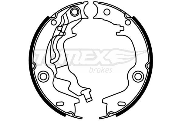 TOMEX BRAKES Bremsebakkesæt tx2254 bagaksel for KIA