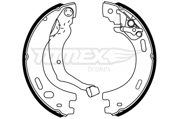 TOMEX BRAKES Bremsebakkesæt tx2263 bagaksel for LAND ROVER