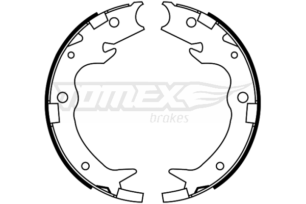 TOMEX BRAKES Bremsebakkesæt tx2265 bagaksel for HONDA ACURA