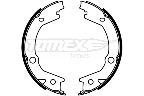 TOMEX BRAKES Bremsebakkesæt tx2268 bagaksel for SSANGYONG HYUNDAI KIA