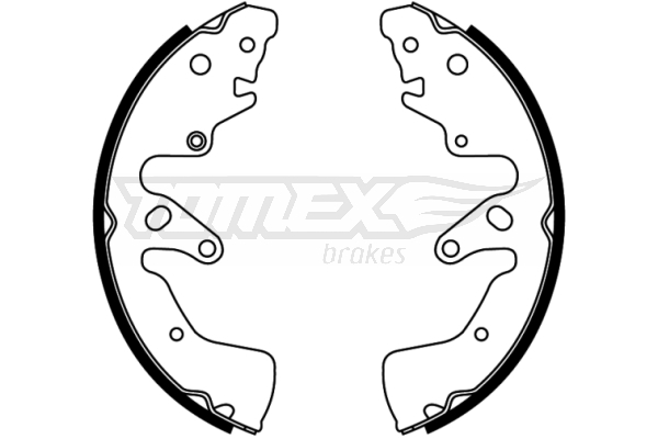 TOMEX BRAKES Bremsebakkesæt tx2274 bagaksel for SUZUKI