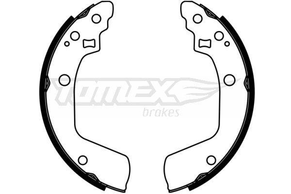 TOMEX BRAKES Bremsebakkesæt tx2294 bagaksel for SUZUKI