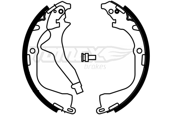 TOMEX BRAKES Bremsebakkesæt tx2303 bagaksel for VAG