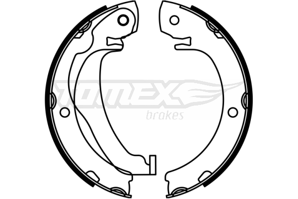 TOMEX BRAKES Bremsebakkesæt tx2305 bagaksel for TOYOTA