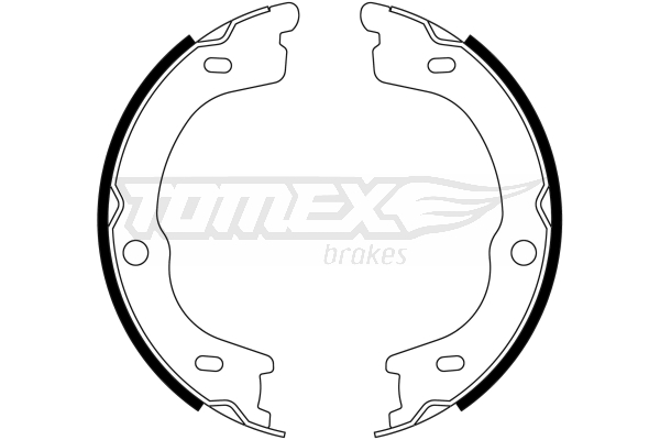 TOMEX BRAKES Bremsebakkesæt tx2313 bagaksel for KIA