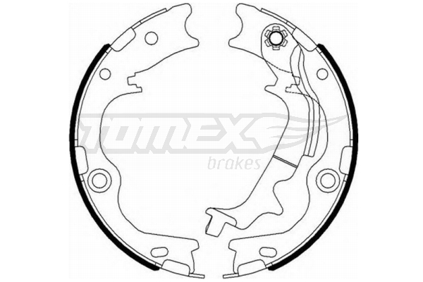 TOMEX BRAKES Bremsebakkesæt tx2312 bagaksel for HYUNDAI KIA