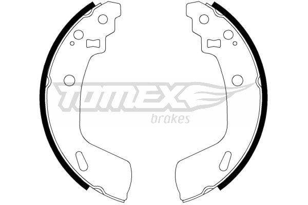 TOMEX BRAKES Bremsebakkesæt tx2314 bagaksel for SUZUKI