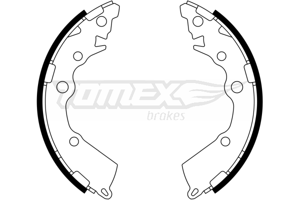 TOMEX BRAKES Bremsebakkesæt tx2318 bagaksel for KIA