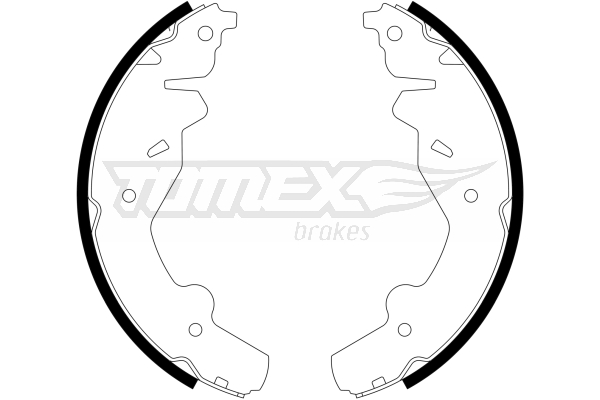 TOMEX BRAKES Bremsebakkesæt tx2319 bagaksel for KIA